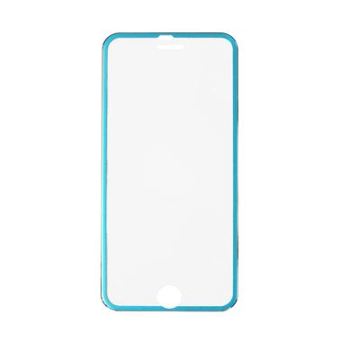 QCF Tempered Glass Ring Besi Alumin ... ch Pelindung Layar - Biru
