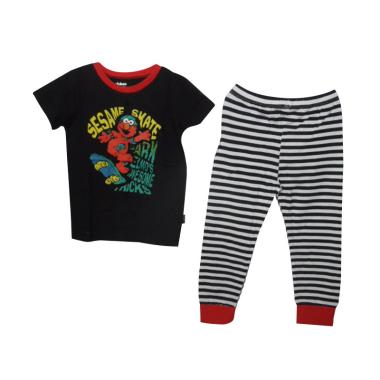 VERINA BABY Elmo Black Pajamas Baju Tidur Anak