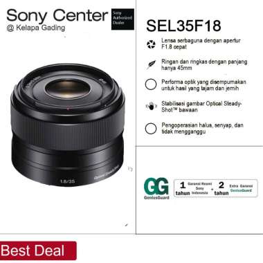 Sony Center Jakarta - SONY E 35mm F1.8 OSS / Lensa Bokeh / Lensa Sony Fix 35mm / Lensa Kamera SEL35F