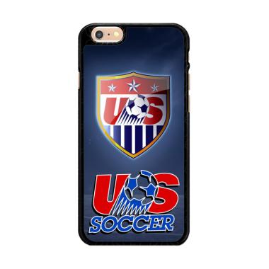 Flazzstore Us Soccer Logo X3293 Custom Casing for iPhone 6 or 6S