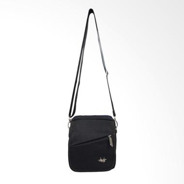 Polo Twin Shoulder Bag Tas Selempang Pria - Black [136-06]