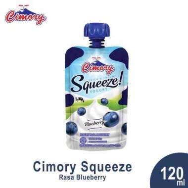 Promo Harga Cimory Squeeze Yogurt Blueberry 120 gr - Blibli