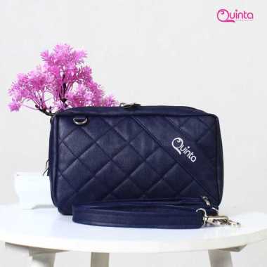 Tas Selempang MultiFungsi Banyak Kantong Big Pouch High Quality Mahyra By Quinta navy