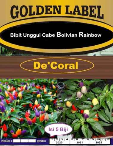 Bibit Cabe Bolivian Rainbow | Benih Cabe Pelangi Bolivian