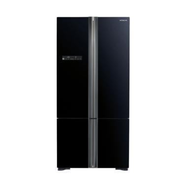 Hitachi R-WB73PGD5GBK Kulkas 4 Pintu Hitam