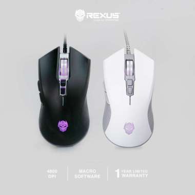 Rexus Mouse Gaming Xierra G10 Hitam