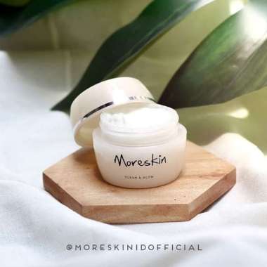 MORESKIN Clean And Glow BPOM - Pemutih Muka Murah / Cream Pemutih Wajah Cepat / Menghilangkan Flek H