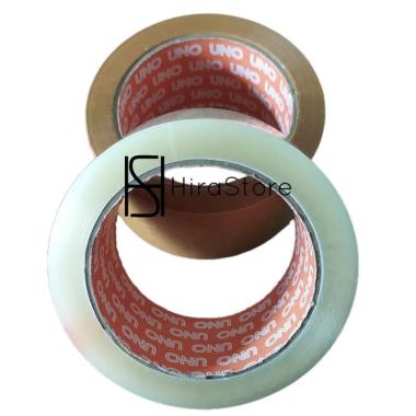 Lakban Bening / Coklat Murah 48 mm x 90 yard bening