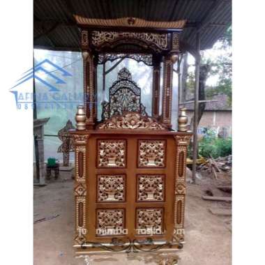 Mimbar masjid ukir terbaru mimbar masjid kayu jati