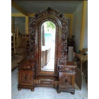 PROMO TERMURAH FURNITURE/ Meja Rias Mawar/bisa COD/meja rias murah/mebel jati Jepara/toko mebel Brow