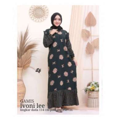 GAMIS IVONI LEE DAUN ELVI ORIGINAL PRODUCT / GAMIS RAYON / GAMIS BUSUI / GAMIS LEBARAN / GAMIS MURAH
