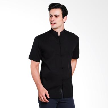 Salt n Pepper Men Shirt Kemeja Pria - Black [SS SNP 002 1801]