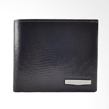 Louis Andreano Bifold Reptil Premium Dompet Pria - Hitam
