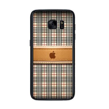 Acc Hp Burberry Apple L1306 Custom Casing for Samsung S7 Edge