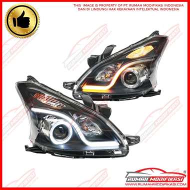 HEAD LAMP HEADLAMP TOYOTA AVANZA 2012-2015 - LIGHT BAR - SEQUENTIAL - LED V2