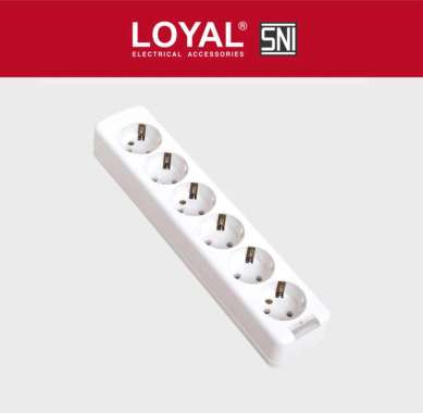 OB STOPKONTAK 6LB + LAMPU LED LY-904XLL