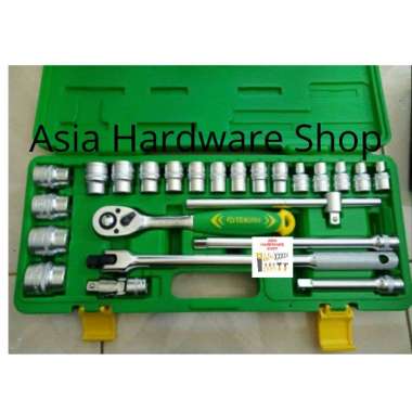 Kunci Sok Set Isi 24 Pcs TEKIRO 8 - 32 mm Kunci Shock Socket Set 24pcs