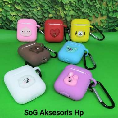 SoG BTS KPOP 3D Silicon Premium Airpods Case Pink Apeach