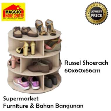 RAK SEPATU MINIMALIS - RAK SEPATU CAFE MODERN - RUSSEL SHOERACK - GRAVER