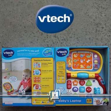 Vtech BABY'S LAPTOP / Mainan Bayi Baby Laptop Komputer Interaktif