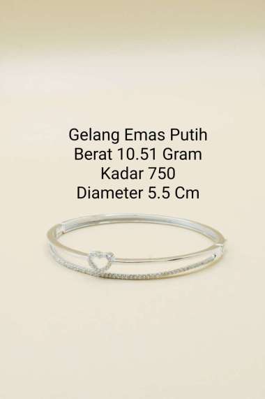 Harga Gelang Emas Putih Terbaru Desember 2021 Biggo Indonesia