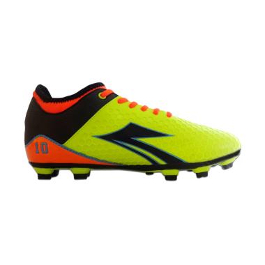 Sevenray La Pulga Sepatu Sepak Bola Pria - Hijau Orange