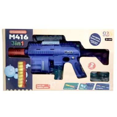 Mainan Anak Cowok Pistol Keren M416 Cool Lighting