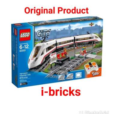 LEGO City High-Speed Passenger Train 60051 Mainan Blok & Puzzle
