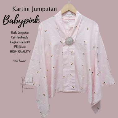 KARTINI JUMPUTAN BABY PINK Atasan Batik Wanita Blus Batik Blouse Batik Wanita Bahan Katun Jumput Han