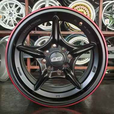 Velg R/Ring 15 R15 Mugen RNR Brio Ayla Agya Starlet Karimun Estilo dll hitam