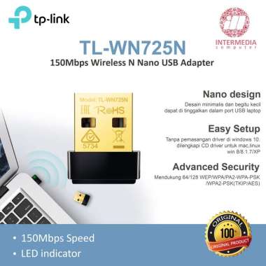 TP-LINK TL-WN725N USB Wifi Mini Wireless Adapter WN725N 725N