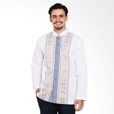 INTRESSE Yale Long Baju Koko Pria - White