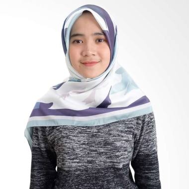 Tiffany Kenanga Printing Satin Hermes Angelina Jilbab Segiempat - Flying Bird