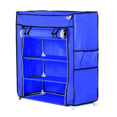 Nine box NBX - S4 4 Susun Rak Sepatu - Biru