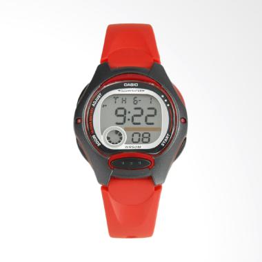 CASIO LW-200-4AVDF Digital Multifunction Jam Tangan Wanita - Red