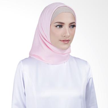 Cantik Kerudung Misha Square Voal Shawl Hijab - Soft Pink No.1