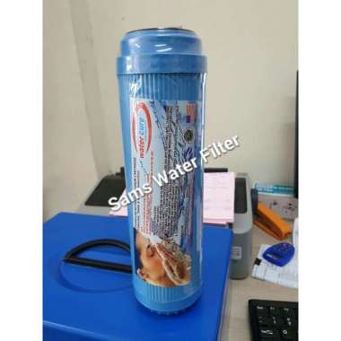 Media Filter Air Housing 10 inch Carbon Aktif - GAC Watercure Biru