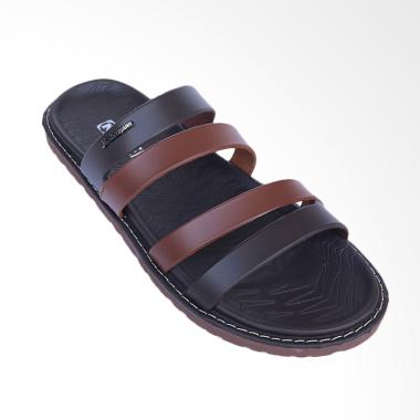 NECKERMANN Fresno Sandal Pria - Dark Brown [L 772]