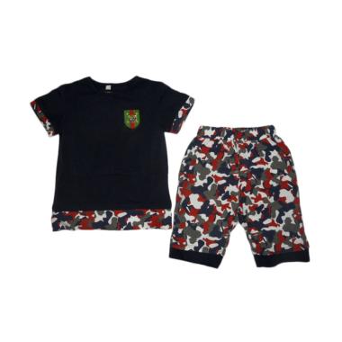 VERINA BABY Plus Pants Army Style Setelan Atasan Anak - Navy