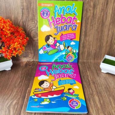 buku anak hebat juara TK A dan TK B, lengkap, 2pcs buku original