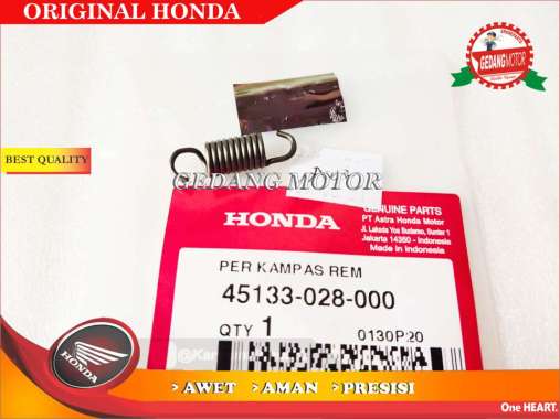 PER PIR KAMPAS REM TROMOL BEBEK GRAND SUPRA SUPRA X125 KARISMA ORI AHM