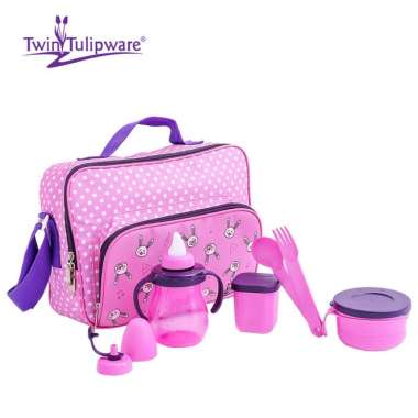 Tas Makan Bayi - Peralatan Makan Bayi Tupperware - Toddler Set