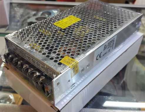 Adaptor dual output ( +5v DC 5A & - 5v DC 3A ) silver