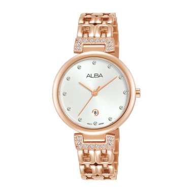 Alba Ladies Fashion AH.7U84-X1 Swarovski Original Jam Tangan Wanita