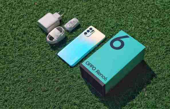 OPPO RENO 6 8/128 GB Garansi Resmi OPPO INDONESIA Aurora