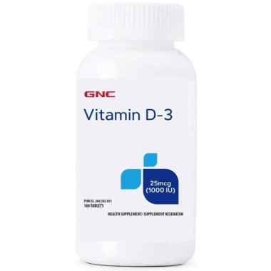 GNC Vitamin D-3 1000 - 180 Tablet (144722)