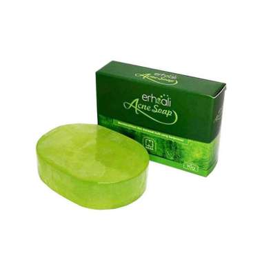Erhsali Anti Acne Soap - Sabun Wajah Berjerawat - Sabun Cuci Muka - Sabun Wajah Kusam - Sabun Penghi