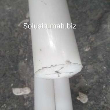 AS PLASTIK 50MM 50 mm PUTIH PVC PE NILON NYLON PVC PERCM rod bulat
