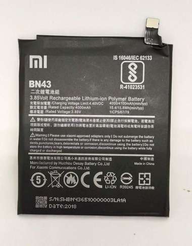 Baterai Xiaomi Redmi note 4X BN43