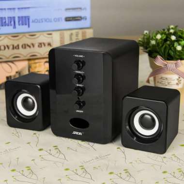 Speaker Stereo Dengan Power USB - Speaker 2.1 Subwoofer - Speaker Komputer - Speaker Laptop - Speake